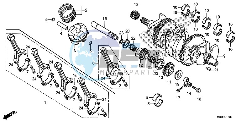 CRANKSHAFT/ PI STON