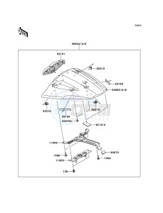 NINJA_ZX-10R ZX1000JCF FR XX (EU ME A(FRICA) drawing Accessory(Single Seat Cover)