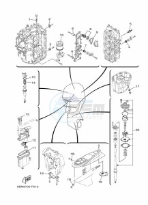 FL150FET drawing MAINTENANCE-PARTS