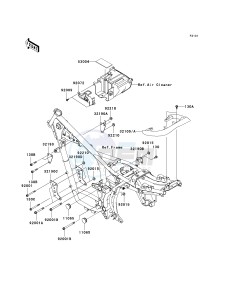 BR 125 B [WIND 125] (B2) B2 drawing FRAME FITTINGS