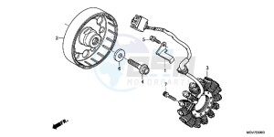 CBR600FC drawing GENERATOR