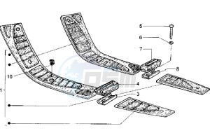 Hexagon 250 GT drawing Rubber mats