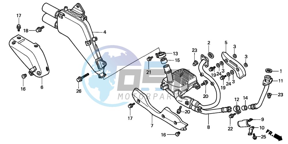 EXHAUST MUFFLER