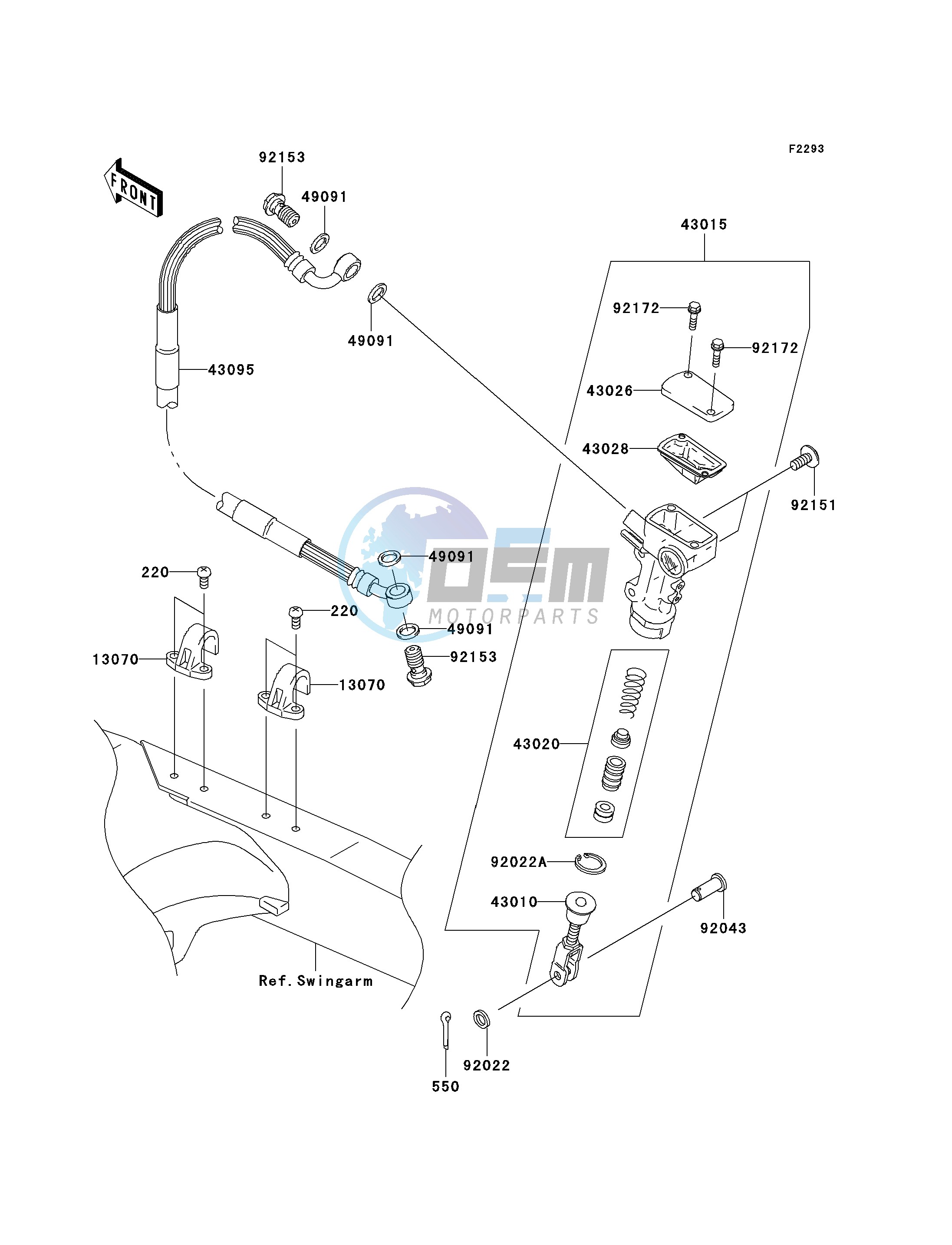 REAR MASTER CYLINDER