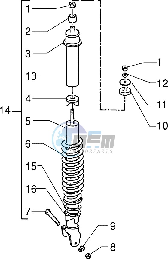 Rear Shock absorber