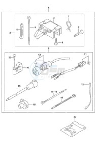 DF 9.9A drawing Electrical w/Manual Starter