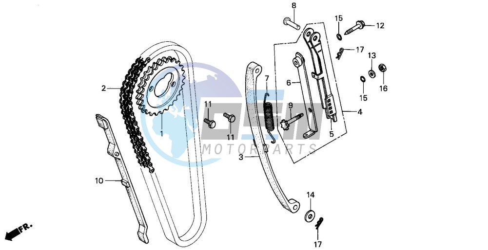 CAM CHAIN/TENSIONER