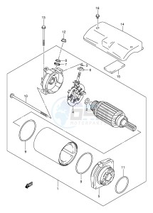 VL800 (E2) VOLUSIA drawing STARTING MOTOR