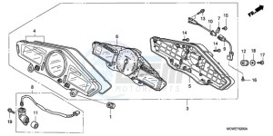 VFR8009 Ireland - (EK / MME TWO) drawing METER