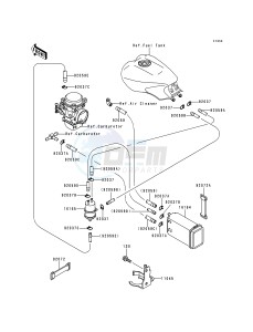 ZG 1000 A [CONCOURS] (A10-A14) [CONCOURS] drawing FUEL EVAPORATIVE SYSTEM