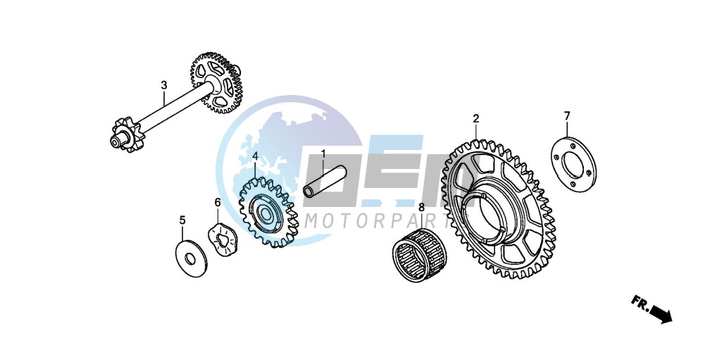 STARTING CLUTCH (CBF600S8/SA8/N8/NA8)