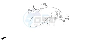 SZX50S X8R-S drawing FRONT FENDER (1)