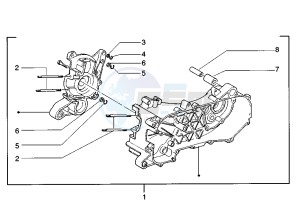 SKIPPER 125-150 drawing Crankcase set