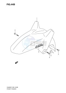 DL650 (E2) V-Strom drawing FRONT FENDER (MODEL K9 L0)