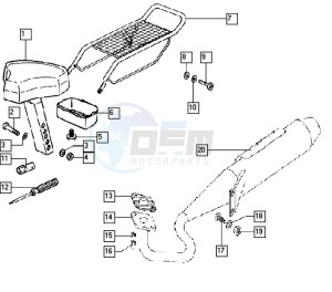 QUADRO_E-START_25-45kmh_K8-L0 50 K8-L0 drawing Seat