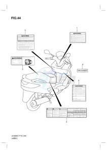 UH200 BURGMAN EU-UK drawing LABEL