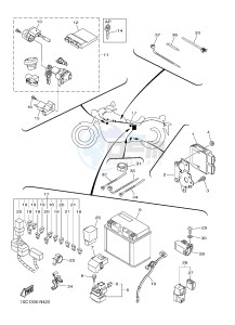 XVS950CU XVS950 ABS (1XC2) drawing ELECTRICAL 2