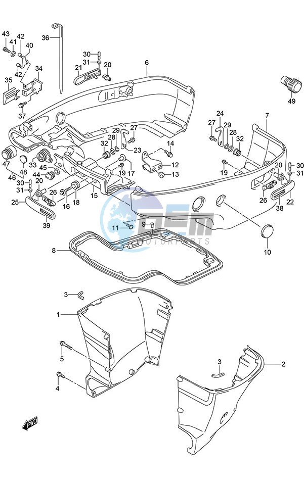 Side Cover (DF 250S)