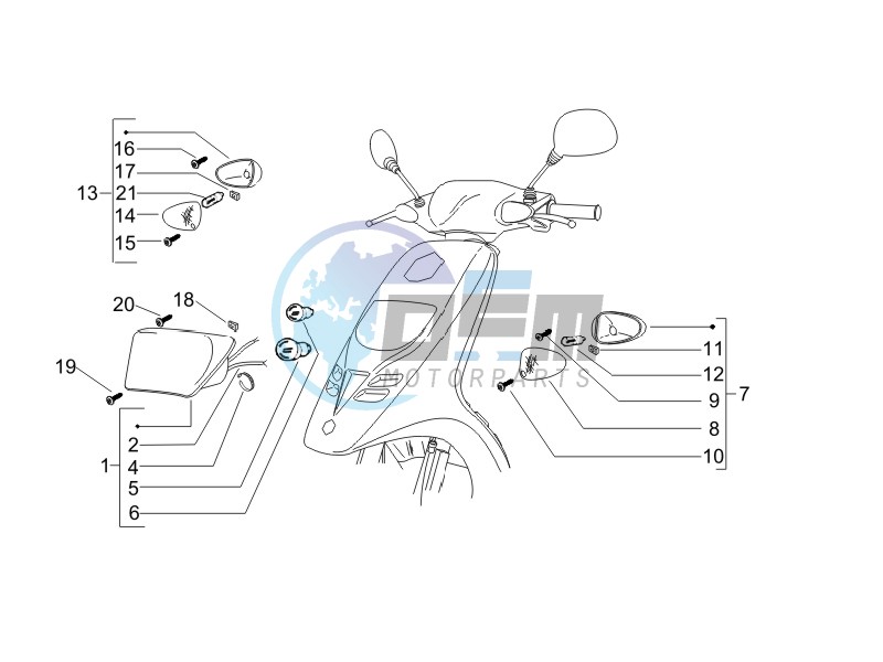 Head lamp - Turn signal lamps