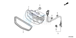 TRX420FMC drawing TAILLIGHT