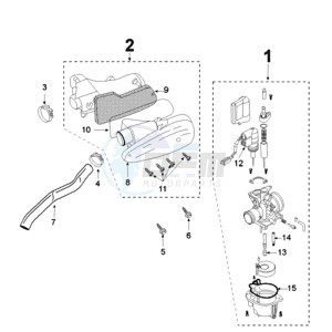 FIGHT 3 E drawing CARBURETTOR