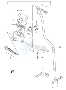 GZ250 (P19) drawing FRONT MASTER CYLINDER