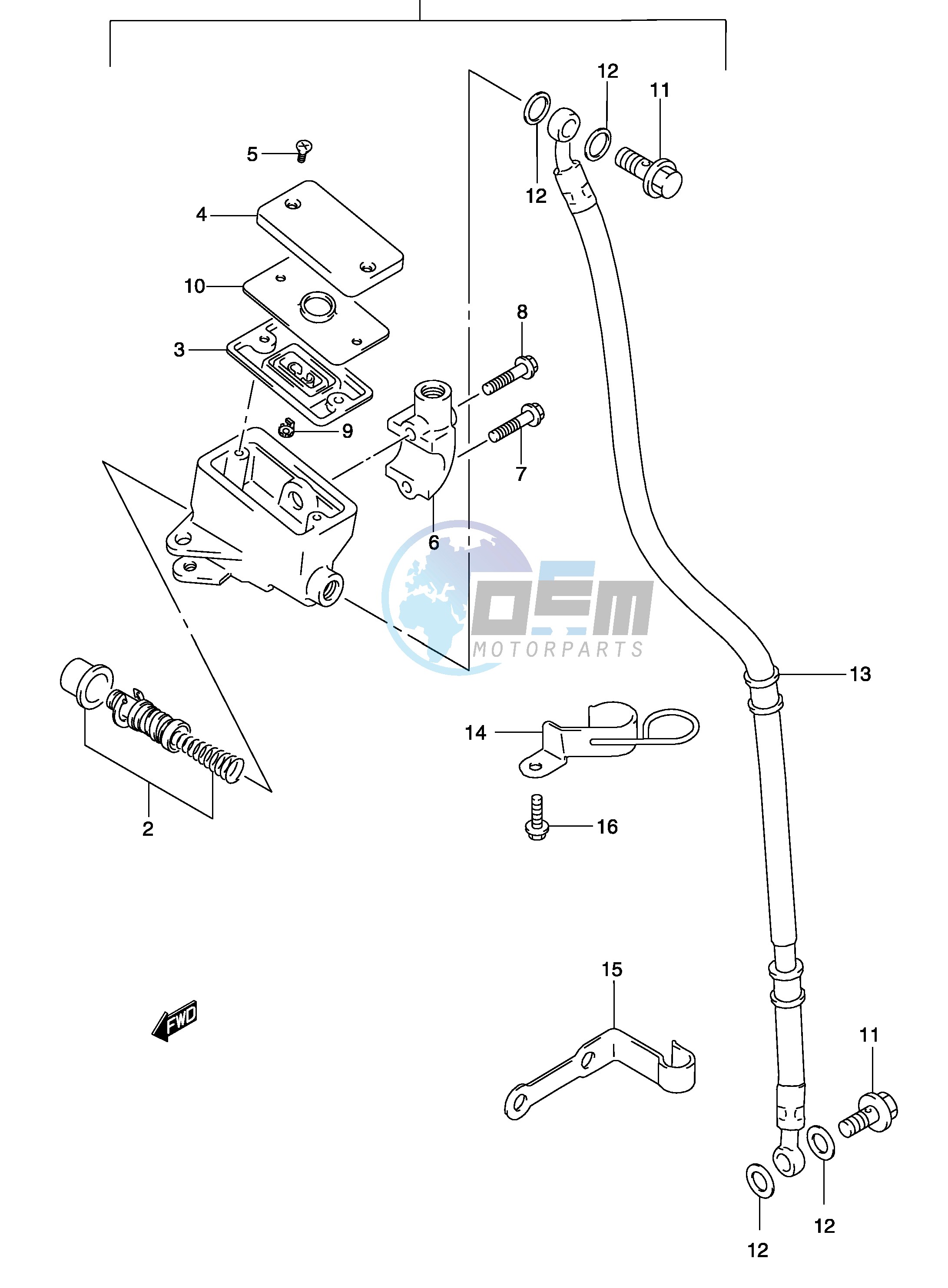 FRONT MASTER CYLINDER