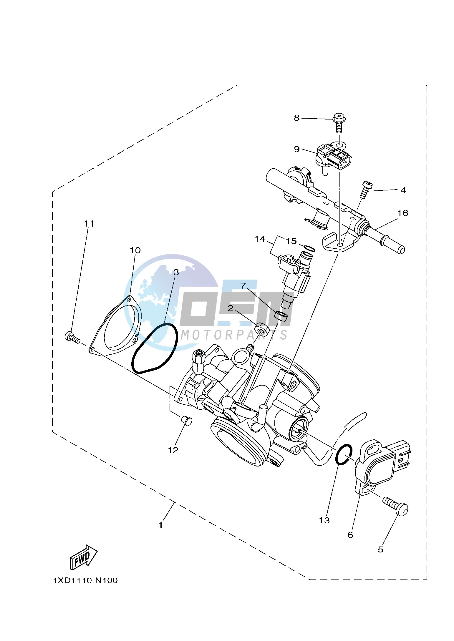 THROTTLE BODY ASSY 1