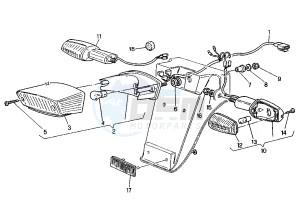 ELEPHANT 900 drawing TAILLIGHT