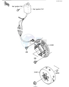 KX 500 C [KX500] (C1) [KX500] drawing GENERATOR