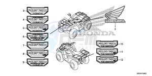 TRX420TM1H Europe Direct - (ED) drawing MARK/EMBLEM