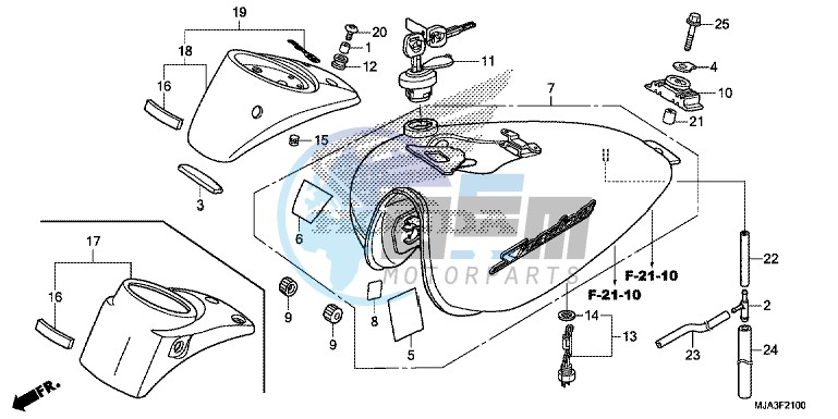 FUEL TANK (VT750C/C2S/CA/CS)