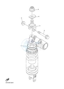 YZF-R6 600 R6 (2CX4 2CX5) drawing REAR SUSPENSION