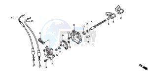 NSR125F drawing EXHAUST VALVE