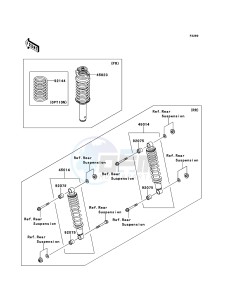 MULE_4010_TRANS_4X4_DIESEL KAF950GDF EU drawing Shock Absorber(s)