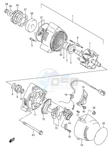 GSX600F (E2) Katana drawing ALTERNATOR