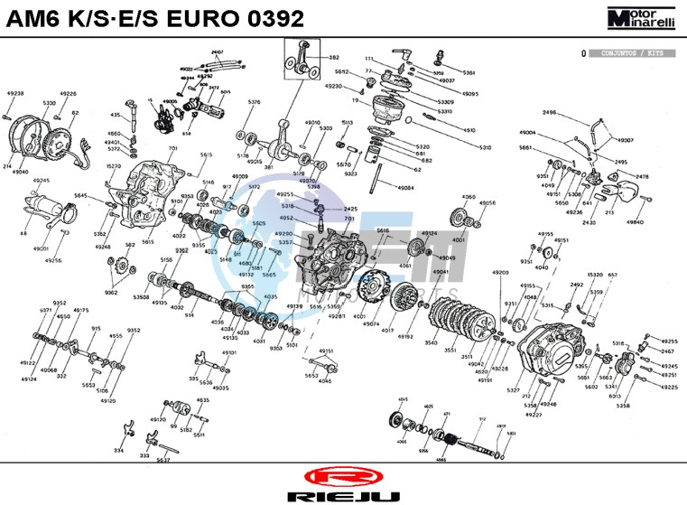 ENGINE  AM6 K/S E/S 0392