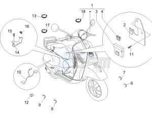 GTS 250 UK drawing Main cable harness