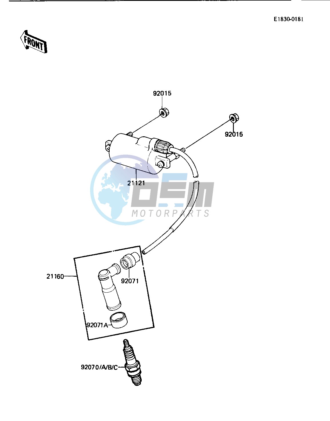 IGNITION COIL -- 84 KLT200-C2- -