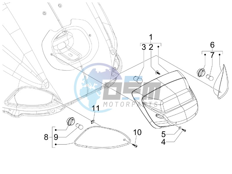 Tail light - Turn signal lamps