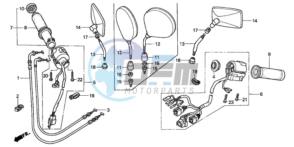 HANDLE SWITCH (VTX1800C2/3/4)