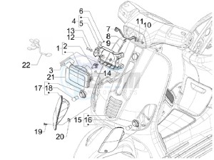 S 125 4T ie E3 Vietnam drawing Head lights - Turn signal lamps