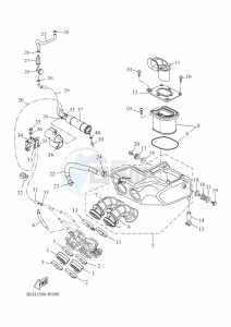 XTZ690 TENERE 700 (BEH1) drawing INTAKE