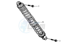 JUNGLE - 50 cc drawing REAR SUSPENSION