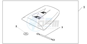 CBR1000RR drawing REAR SEAT COWL