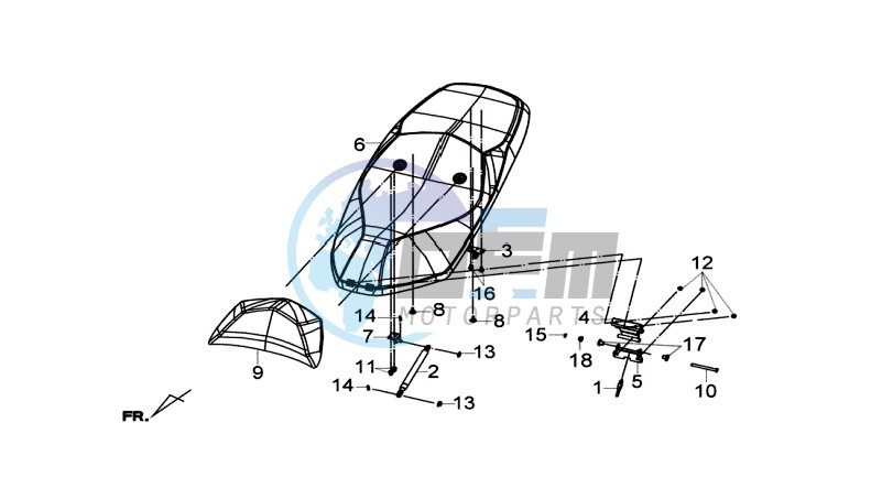 BUDDYSEAT / REAR LUGGAGE FRAME /