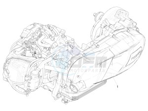 Primavera 150 4T 3V iGET (APAC) (AU, CN, EX, RI, TN) drawing Engine, assembly