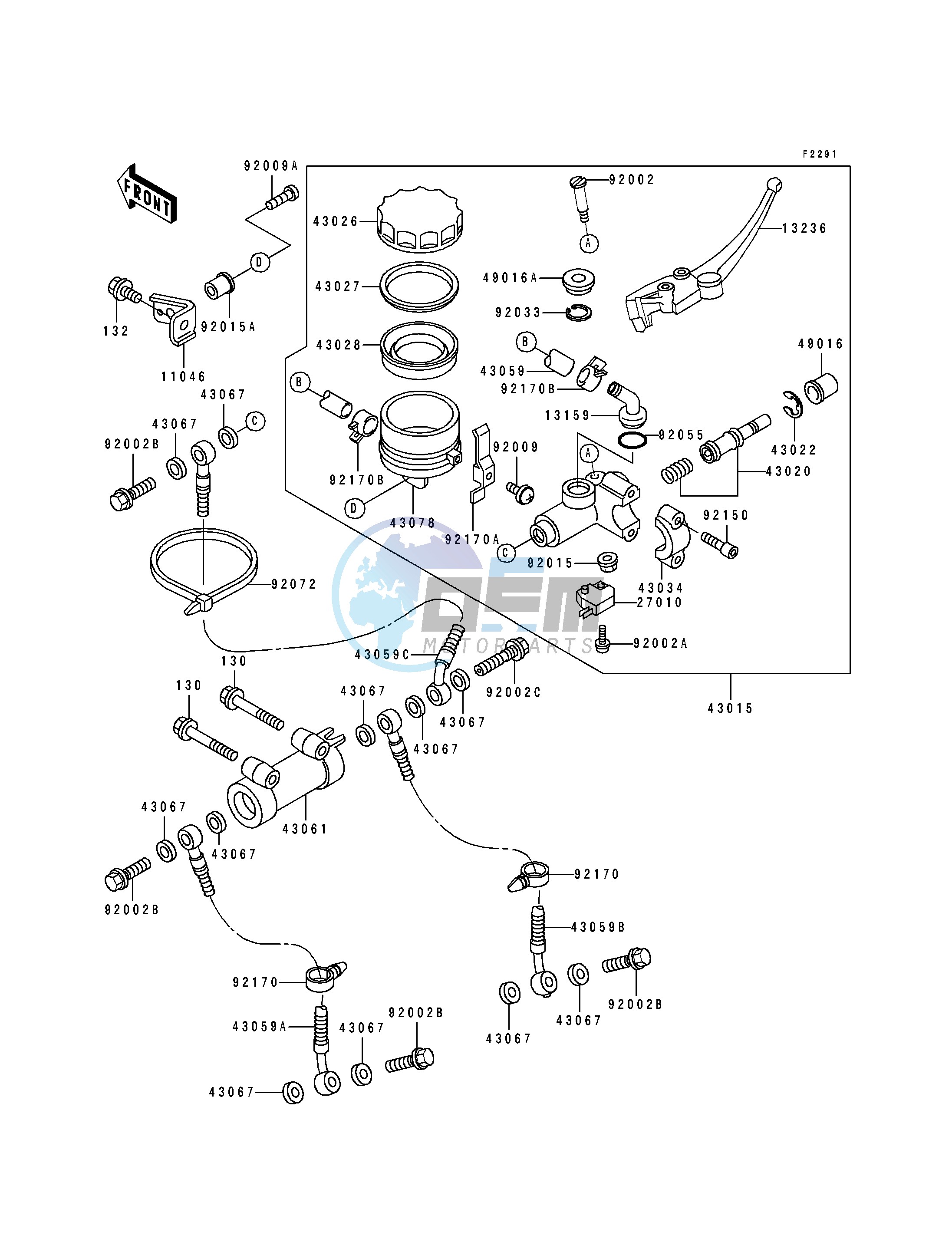 FRONT MASTER CYLINDER