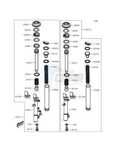 J300 SC300AFF XX (EU ME A(FRICA) drawing Front Fork