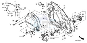 CRF250RC drawing R. CRANKCASE COVER